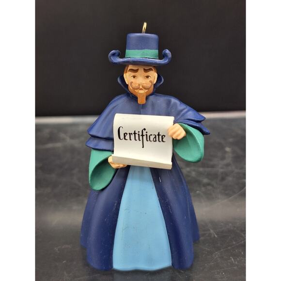 Hallmark Keepsake Ornament | Wizard of Oz Munchkinland Mayor & Coroner 1997 NIB - Picture 6 of 15